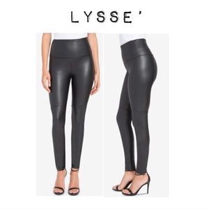 Vegan Faux Leather Moro Leggings